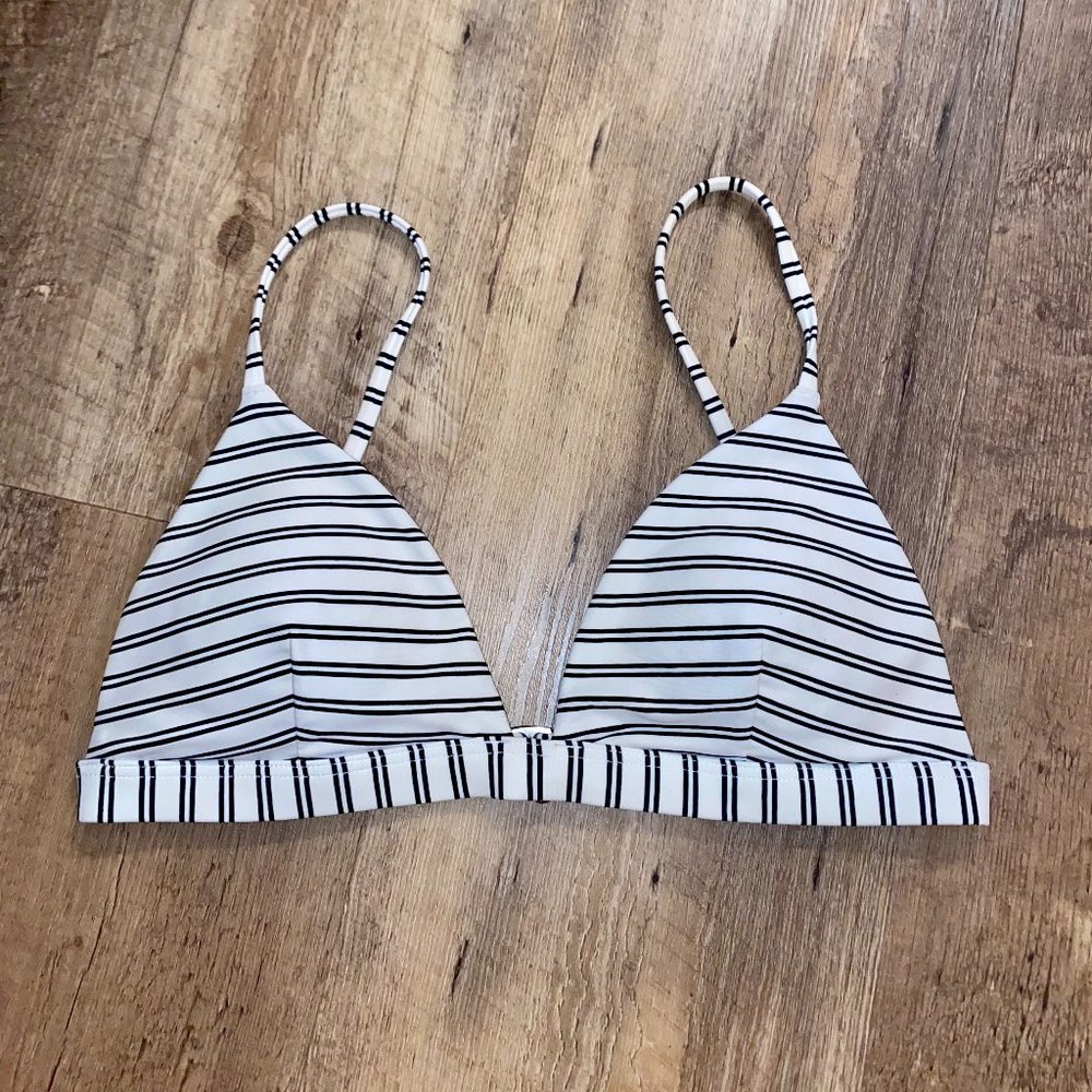 Black & White Bikini Top